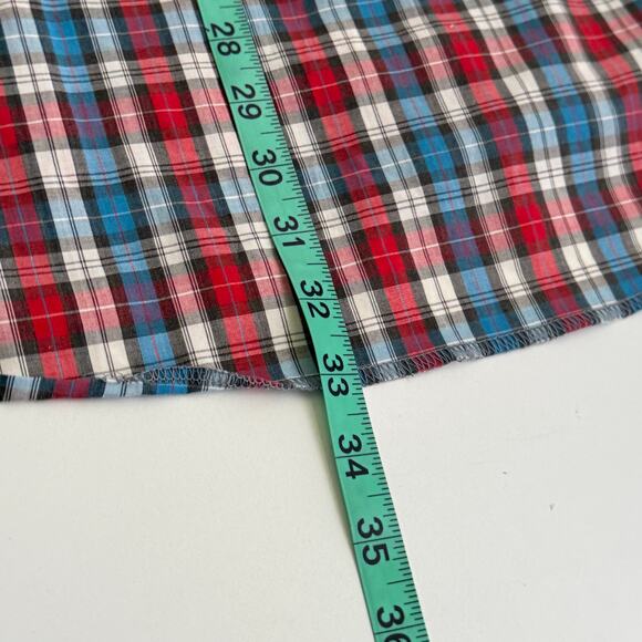 Vintage Wrangler Plaid Button Front Shirt Sz Lrg Tall Western Cowboy Ranch Style - Picture 10 of 10